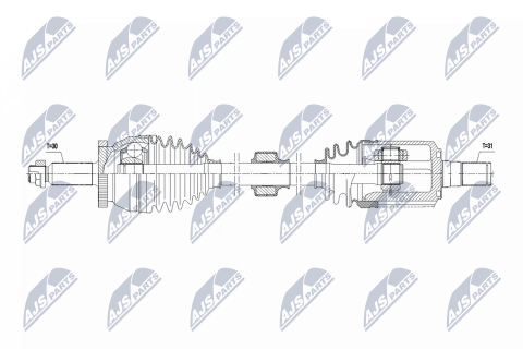 Приводной вал Hyundai Santa Fe 2.2Crdi 2Wd,4Wd 09-, Kia Sorento 2.2Crdi 2Wd,4Wd 03.2011- Приводной вал Hyundai Santa Fe 2.2Crdi 2Wd,4Wd 09-, Kia Sorento 2.2Crdi 2Wd,4Wd 03.2011-