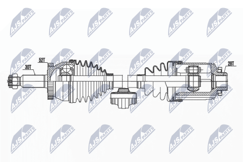 Приводной вал Hyundai Santa Fe Ii 06-12, Kia Sorento 2.2Crdi 09-12 Приводной вал Hyundai Santa Fe Ii 06-12, Kia Sorento 2.2Crdi 09-12