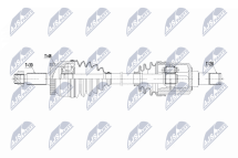 Приводний вал Hyundai Tucson 2.0Crdi 2Wd,4Wd 15-, Kia Sportage 2.0Crdi 2Wd,4Wd 15- Приводний вал Hyundai Tucson 2.0Crdi 2Wd,4Wd 15-, Kia Sportage 2.0Crdi 2Wd,4Wd 15-