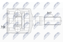 Комплект шарнірів, приводний вал Isuzu D-Max 2.5Crdi 4Wd 12-, 1.9Ddi 4Wd 17-