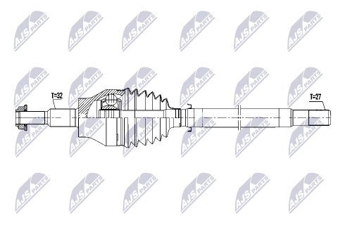 Приводний вал Jeep Wrangler Jl 17-, Gladiator 18- Приводний вал Jeep Wrangler Jl 17-, Gladiator 18-