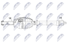 Приводной вал Jeep Wrangler Jl 17-, Gladiator 18-