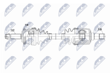 Приводний вал Kia Carens Iii 06-