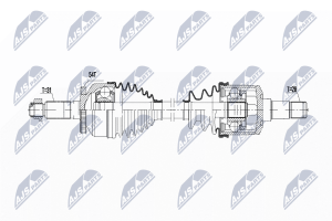 Приводной вал Kia Carnival