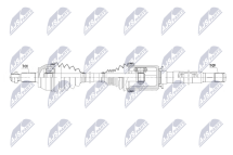 Приводний вал Land Rover Discovery V 16-, Range Rover Iv 12-, Range Rover Sport Ii L494 13-