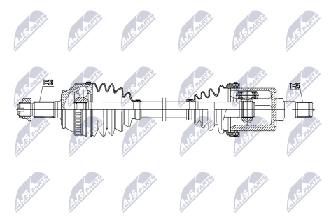 Приводний вал Land Rover Freelander 4Wd 2.0Td4,2.5V6 00-06 Приводний вал Land Rover Freelander 4Wd 2.0Td4,2.5V6 00-06
