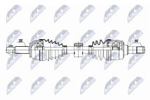 Приводний вал Mazda 2 07-15