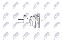 Шарнирный комплект, приводной вал Mazda 6 2.2D 13-, Cx-5 2.2D 12- Шарнирный комплект, приводной вал Mazda 6 2.2D 13-, Cx-5 2.2D 12-
