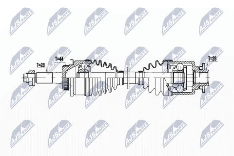 Приводний вал Mazda Bt-50 2.5Mzr-Cd 4Wd 06-15, Ford Ranger 4Wd 2.5Tdci,3.0Tdci 06-12 Приводний вал Mazda Bt-50 2.5Mzr-Cd 4Wd 06-15, Ford Ranger 4Wd 2.5Tdci,3.0Tdci 06-12
