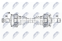 Приводний вал Mercedes C W203