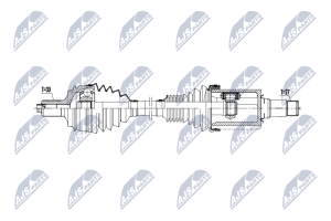 Приводной вал Mercedes E W213,S213,C238,A238 16-, Cls C257 18-