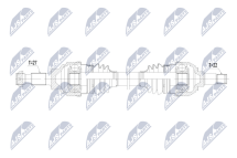 Приводний вал Mercedes Gla45Amg X156, Cla C117 Cla45Amg 13-