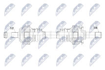 Приводний вал Mercedes Glc X253,Coupe C253 Klasa E220D W213,S213,C238,A238 16-