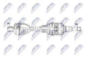 Приводной вал Mercedes Gle V167,Coupe C167 4Matic Gle300D,Gle350D,Gle400D 18-