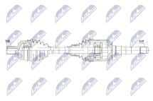 Приводний вал Mercedes Gle V167,Coupe C167 4Matic Gle300D,Gle350De,Gle350E,Gle300D Eq Boost,Gle580 Eq Boost 19-, Gls X167 350D,400D,450Eq Boost 19-