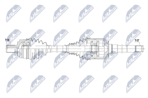 Приводной вал Mercedes Gle V167,Coupe C167 4Matic Gle300D,Gle350De,Gle350E,Gle300D Eq Boost,Gle580 Eq Boost 19-, Gls X167 350D,400D,450Eq Boost 19-