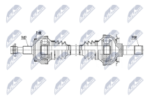 Приводной вал Mercedes S W221 S500,S550 Rwd 05-