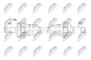 Приводной вал Mercedes Slk R172 Slk200,Slk280,Slk300 11-
