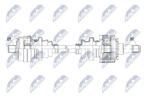 Приводний вал Mercedes W123,S123,C123 76-, Sl C107,R107 72-, W114,W115 68-