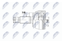 Комплект шарнірів, приводний вал Mercedes-Benz Vito (W639) 4Matic 2.2Cdi 07-