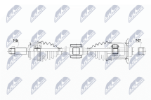 Приводний вал Mini Countryman 10-