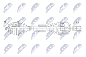 Приводний вал Mini F55,F56,F57 Cooper,Cooper D,One 15-