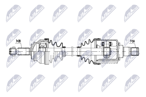 Приводний вал Mitsubishi Asx 1.8Di-D 10-, Outlander Ii 2.0Di-D 07-, Lancer 2.0Di-D 08-, Peugeot 4007 2.2Hdi 07-, 4008 1.8Hdi 12-, Citroen C-Crosser 2.2Hdi 07-, 1.8Hdi 12-, C4 Aircross 1.8Hdi,2.2Hdi 12- Приводний вал Mitsubishi Asx 1.8Di-D 10-, Outlander Ii 2.0Di-D 07-, Lancer 2.0Di-D 08-, Peugeot 4007 2.2Hdi 07-, 4008 1.8Hdi 12-, Citroen C-Crosser 2.2Hdi 07-, 1.8Hdi 12-, C4 Aircross 1.8Hdi,2.2Hdi 12-