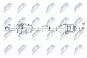 Приводний вал Mitsubishi Outlander Iii 2.0Hybrid 4Wd 14-, 2.4Hybrid 4Wd 18-