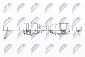 Приводний вал Mitsubishi Pajero Sport 3.0V6 98-