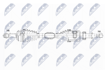 Приводний вал Nissan Qashqai 1.2Dig-T 13-