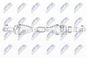 Приводной вал Nissan Qashqai 1.2Dig-T 13-