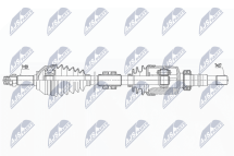 Приводний вал Nissan Qashqai 2.0 140Km 2Wd 07-, X-Trail T31 2.0 2Wd 08-