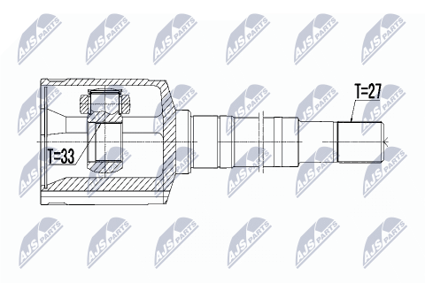 Комплект шарнірів, приводний вал Nissan Qashqai 2.0I 16V 4Wd 06-, X-Trail 2.0 T31 07.2010- Комплект шарнірів, приводний вал Nissan Qashqai 2.0I 16V 4Wd 06-, X-Trail 2.0 T31 07.2010-