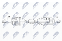 Приводний вал Nissan X-Trail T32 1.6Dci,2.0Dci 4Wd 14-