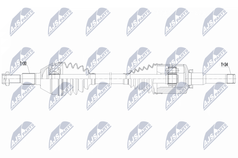 Приводний вал Opel Antara A 2Wd,4Wd 10-, Chevrolet Captiva 2Wd,4Wd 10-