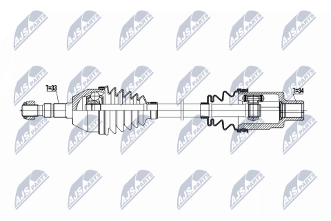 Приводной вал Opel Astra J 1.4T 09- Приводной вал Opel Astra J 1.4T 09-