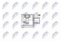 Комплект шарнірів, приводний вал Opel Astra J Gtc Mtm6 11-, Cascada Mtm6 13-, Insignia Atm6 1.6Cdti 136Km 15-17 Комплект шарнірів, приводний вал Opel Astra J Gtc Mtm6 11-, Cascada Mtm6 13-, Insignia Atm6 1.6Cdti 136Km 15-17