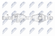 Приводний вал Opel Astra K 1.4T,1.6T,1.6Cdti 15-