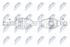 Приводний вал Opel Astra K 1.4T,1.6T,1.6Cdti 15-