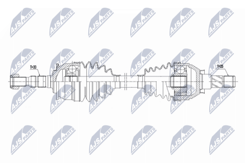 Приводний вал Opel Astra K 1.4T,1.6T,1.6Cdti 15-