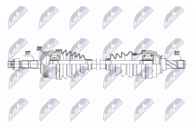 Приводний вал Opel Corsa B 94-, Combo B 94-, Tigra 94-
