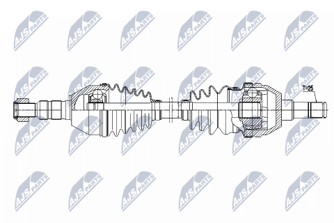 Приводний вал Opel Insignia A 1.6,1.8 2008-12.2011 Приводний вал Opel Insignia A 1.6,1.8 2008-12.2011