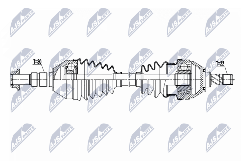 Приводной вал Opel Vectra C 1.6,1.8 02-, Signum 1.8 03-, Fiat Croma 1.8 05- Приводной вал Opel Vectra C 1.6,1.8 02-, Signum 1.8 03-, Fiat Croma 1.8 05-