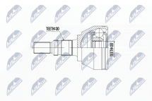 Комплект шарнірів, приводний вал Opel Vectra C 2.8T 02-, Saab 9-3 1.8T,2.0T,2.8T,2.2Tid 02-