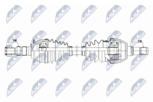 Приводний вал Opel Zafira C 1.4T 11-