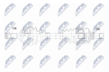 Приводний вал Peugeot 207 06-, 208 12-, 308 07-, 3008 09-, 5008 09-, 2008 13-, Citroen C3 09-, C4 09-, Ds3 09-, Ds4 11-, Ds3 15-, Ds4 15- Приводний вал Peugeot 207 06-, 208 12-, 308 07-, 3008 09-, 5008 09-, 2008 13-, Citroen C3 09-, C4 09-, Ds3 09-, Ds4 11-, Ds3 15-, Ds4 15-