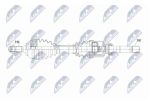 Приводний вал Peugeot 308 07-, 3008 09-, 5008 09-, Citroen C4 09-, Ds4 11-