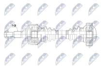 Приводний вал Porsche 718 Boxster Приводний вал Porsche 718 Boxster