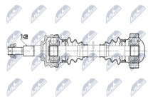 Приводний вал Porsche Boxster