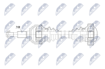 Приводний вал Porsche Cayman 981 3.8Gt4 15-16